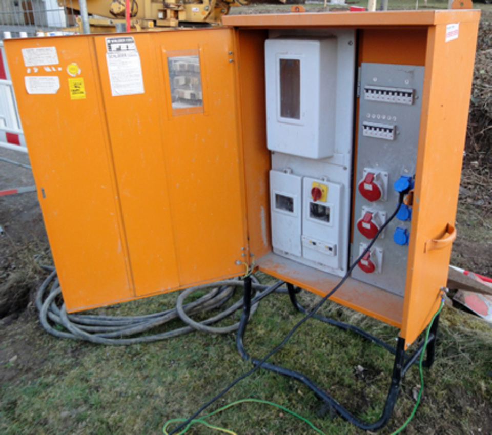 Baustromkasten bei Giaquinta Elektrotechnik in Elsenfeld